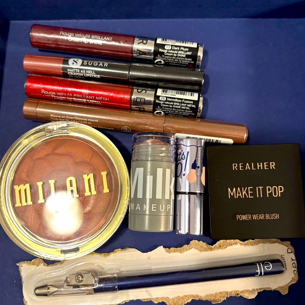 Last chance! Assortment of Makeup including Benefit, Milk, Sephora, and Ulta